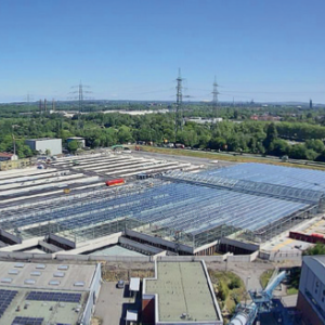 Solarthermische Klärschlammtrocknungsanlage